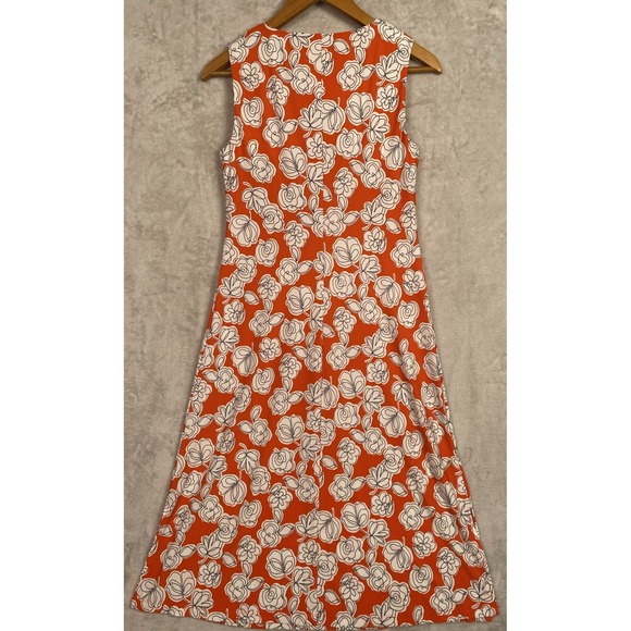 Tommy Hilfiger Floral Shift Dress Women's 4 Sleeveless Classic Americana Flowers - Picture 5 of 7